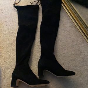 Stuart Weitzman Over the Knee Boot in Suede